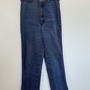 80s Fancy Ass Jeans with striped pink details